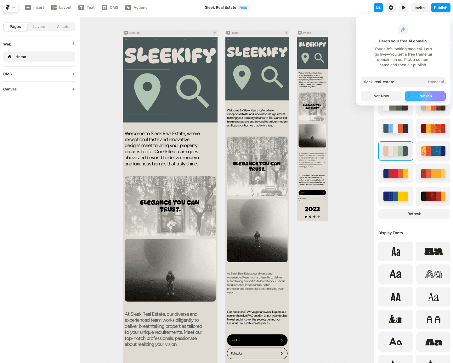 Webseiten mit KI erstellen Framer AI.png